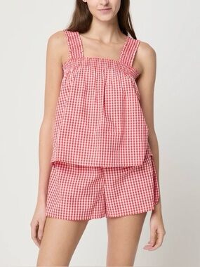 New J. Crew Factory Smocked Pajama Set